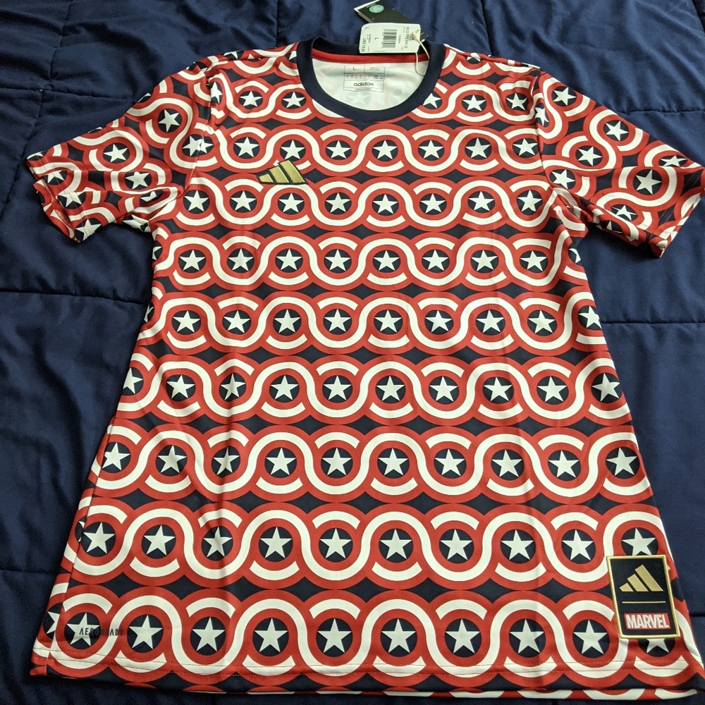 Men's Captain Marvel Adidas Jersey